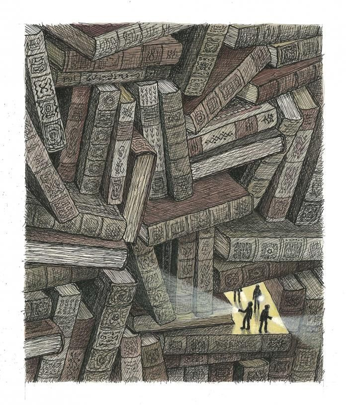 художник Franco Matticchio: я и мои книжные желания