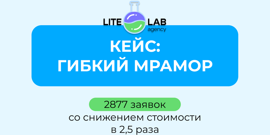 Авито кейс со строительными материалами: как мы привели 2877 заявок на панели гибкого мрамора по 287 рублей за полгода
