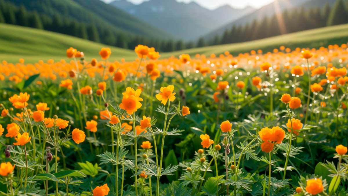 Купальница: почему огонёк не горит, а цветёт.