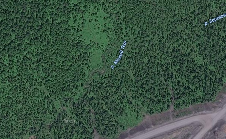 Местность, на которой находился поселок Буровая Разведка.