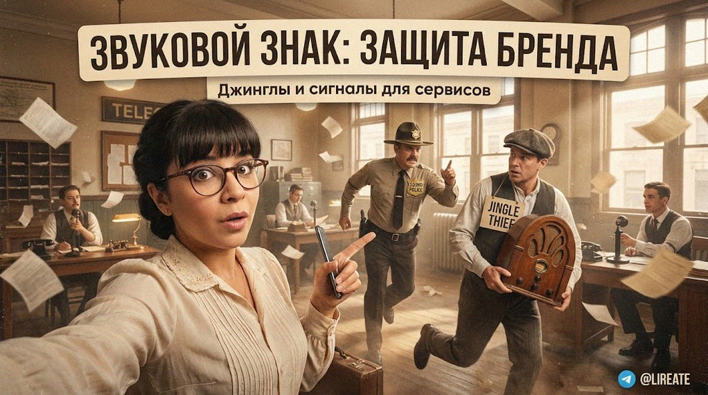    Звуковой знак для защиты джингла и сигнала бренда Лирейт