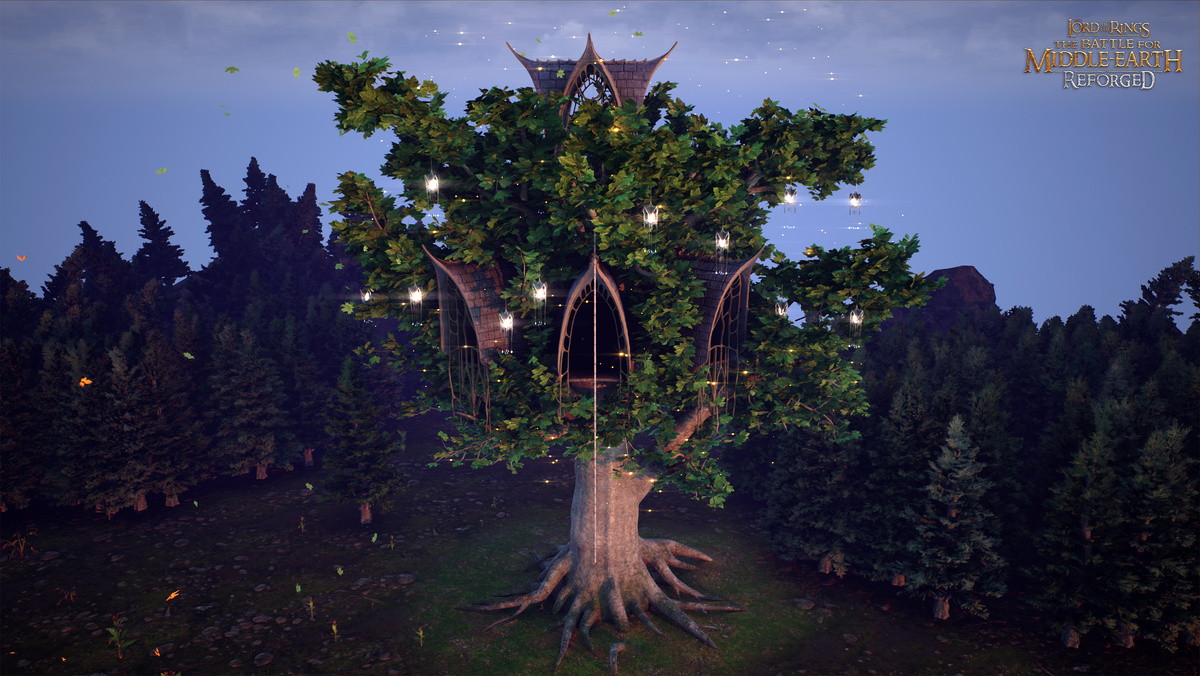 Мэллорн в какой-то компьютерной игре.