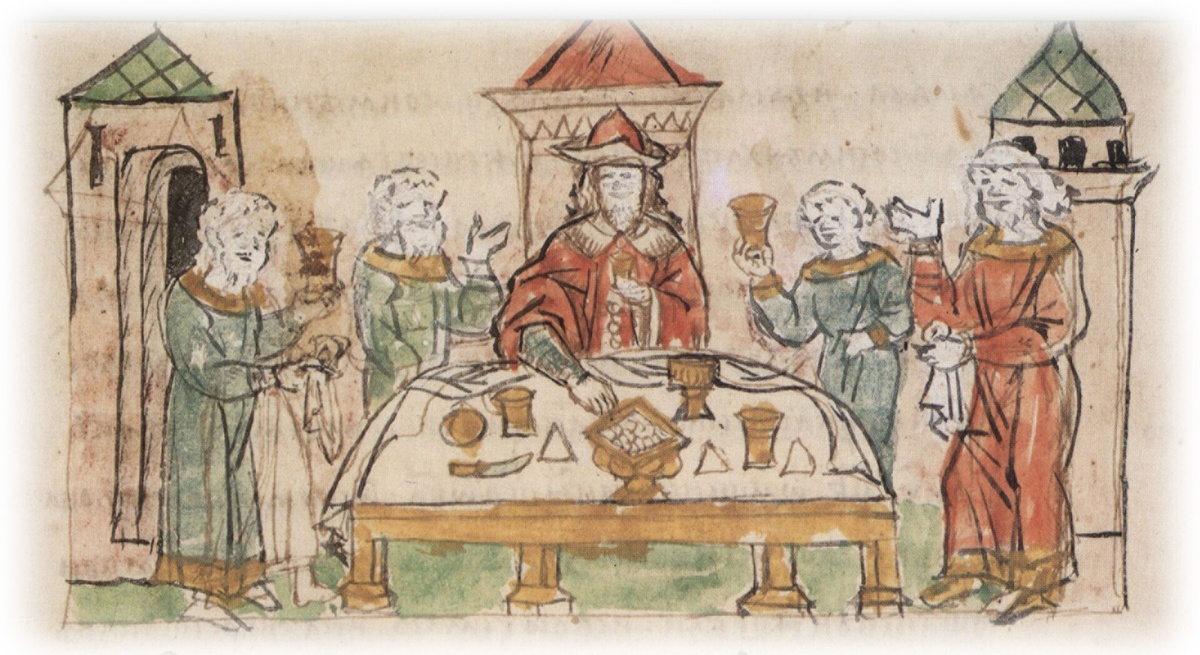 Обед князя Изяслава I, Радзивилловская летопись