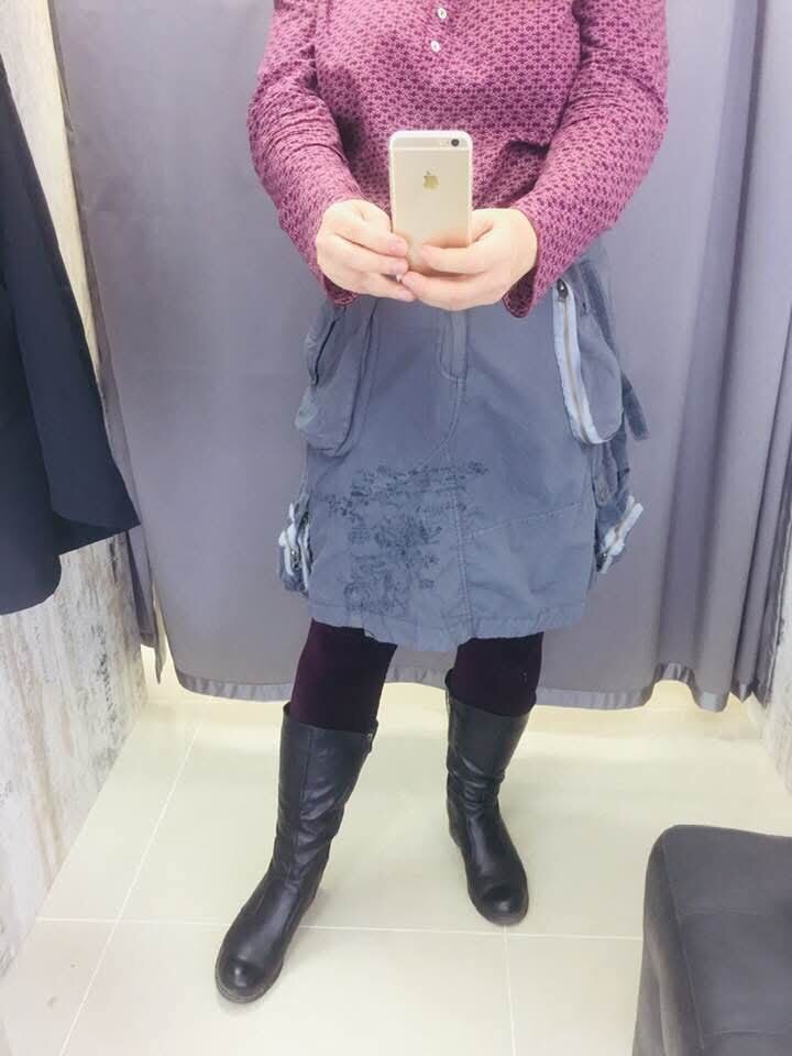 Юбка и блуза из секонда