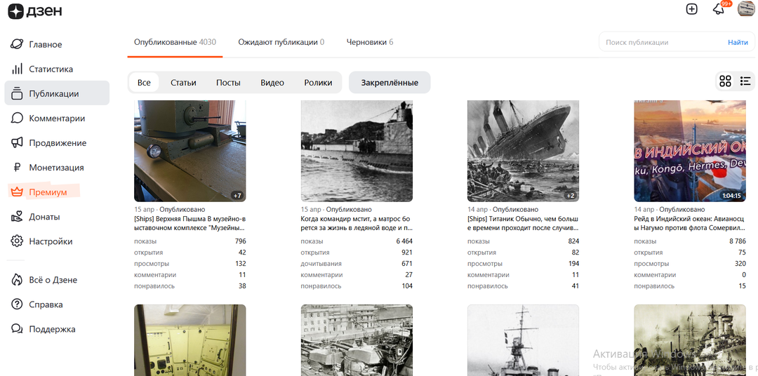 Дайджест канала /16/ Список публикаций с 6 апреля по 19 апреля 2026 года