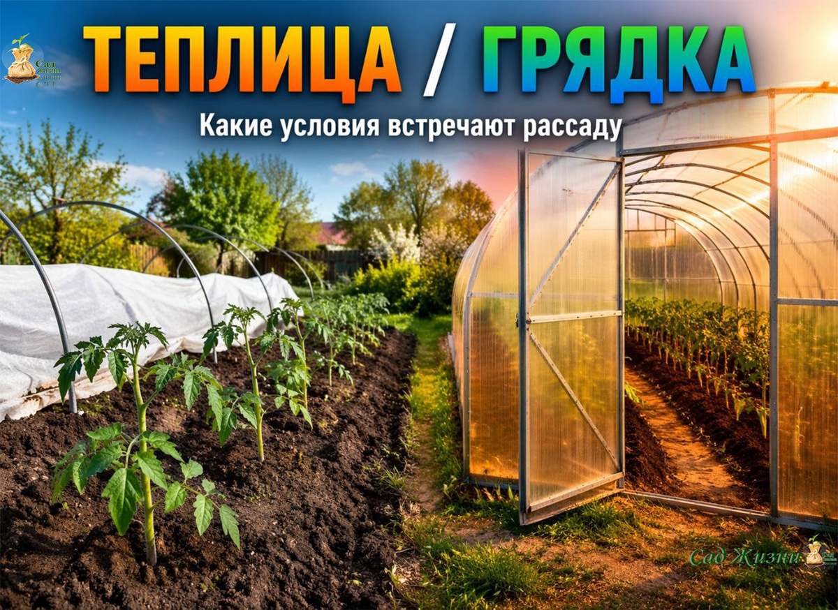 Высадка рассады томатов: чем реально отличается открытый грунт от теплицы (и где чаще ошибаются)