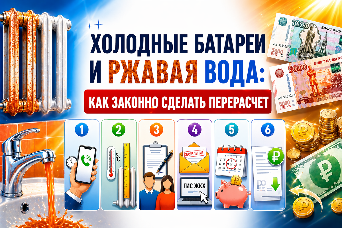 перерасчет за некачественные услуги жкх