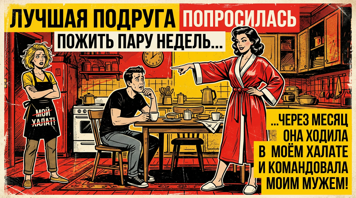 Лучшая подруга попросилась пожить у меня пару недель