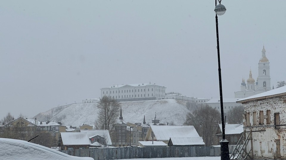 Внезапно: в Тюменской области прошел апрельский снегопад