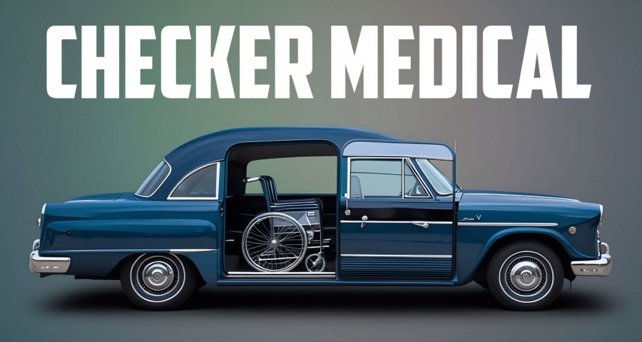 Checker Medical — редкий вариант легендарного американского такси для перевозки инвалидов