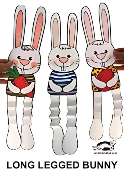 Листайте галерею там шаблон для печати кролика 