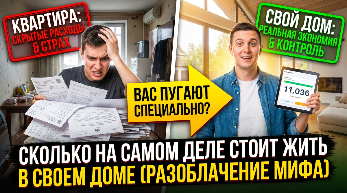 Сколько на самом деле стоит жить в своем доме (и где вас пугают специально)