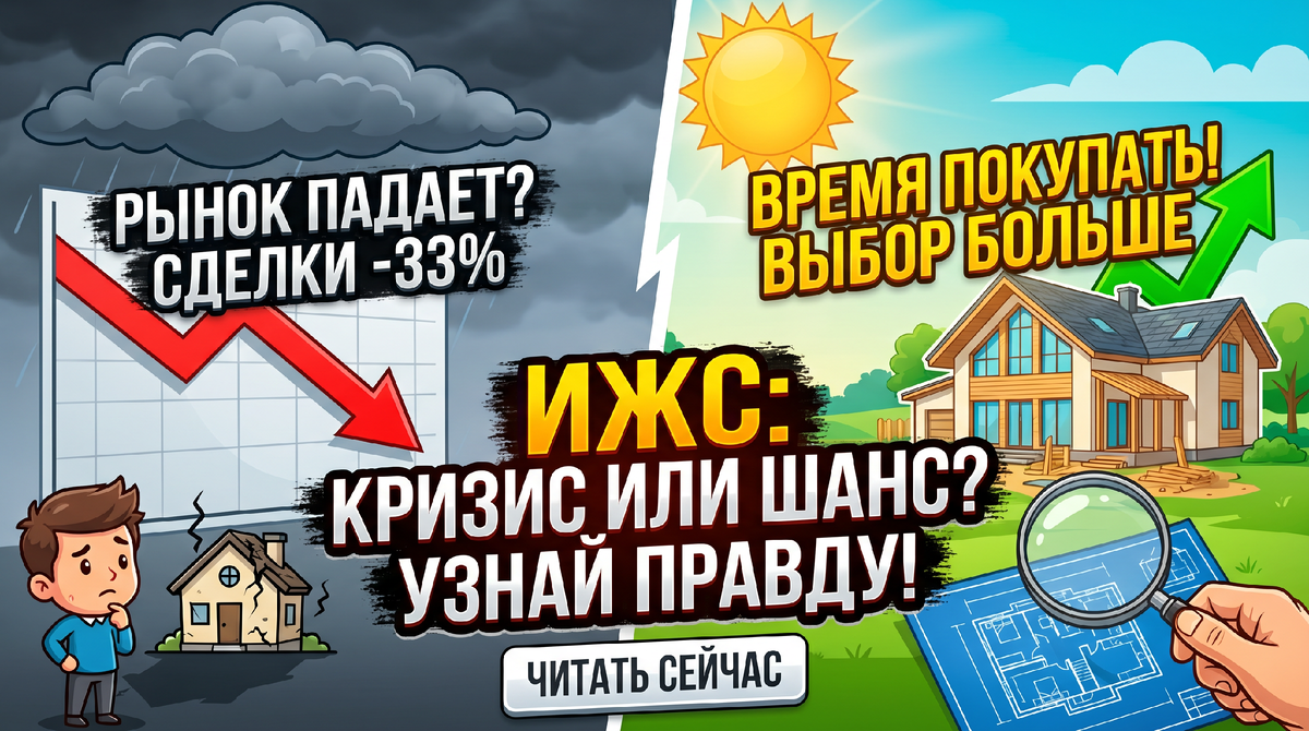 Почему рынок ИЖС «просел» — и что это на самом деле значит для тех, кто думает о доме