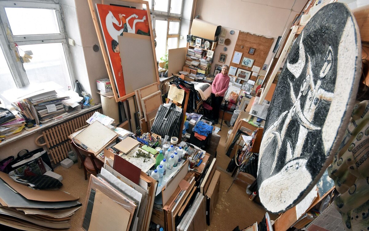 Мастерская Валентины Суминой находится под крышей воронежской многоэтажки...