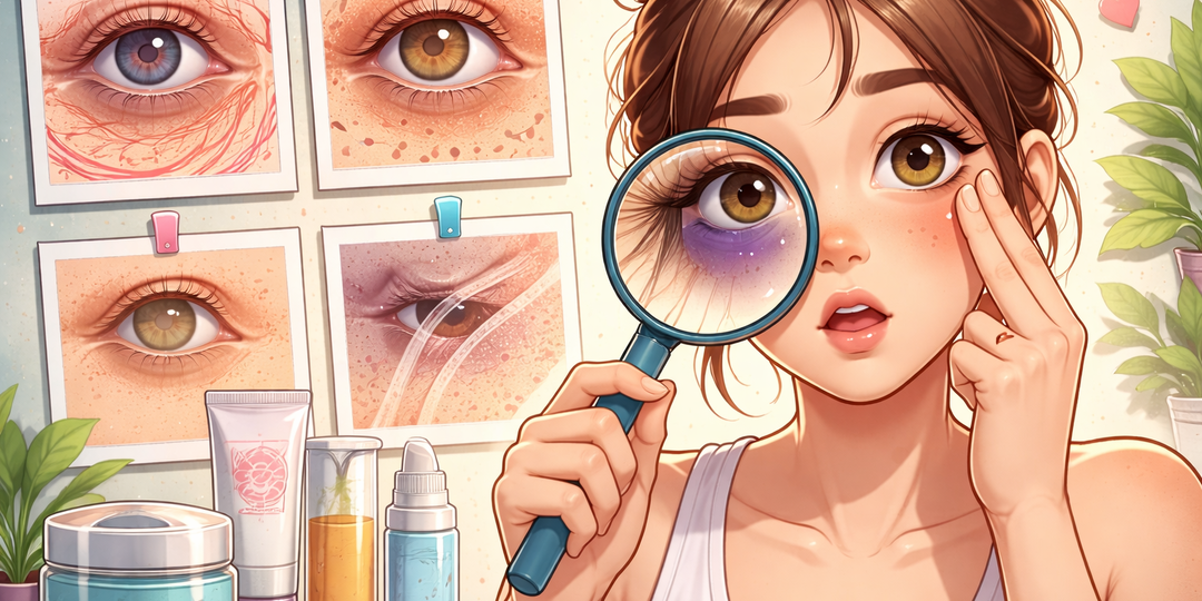 🧠 Тёмные круги под глазами — это не диагноз. Это общий термин для разных состояний