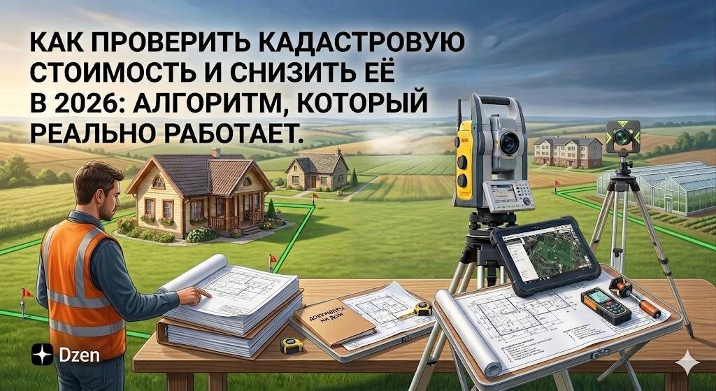 Кадастровая стоимость — это официальная цена вашей земли или дома, от которой считают налоги и аренду.