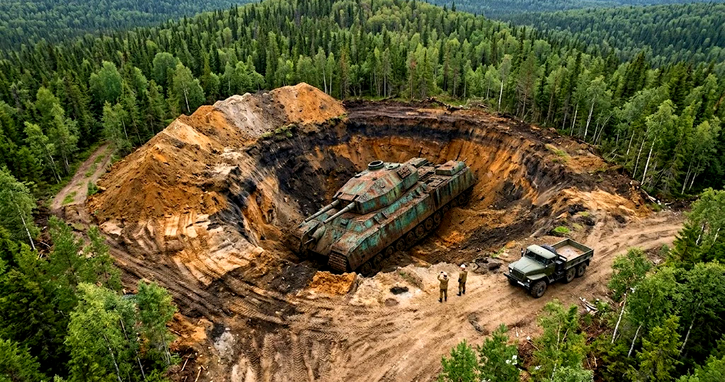 400 тонн под землёй, и учёные думали, что это Landkreuzer P.1000 «Ratte», но оказалось, что это нечто из ряда фантастики.