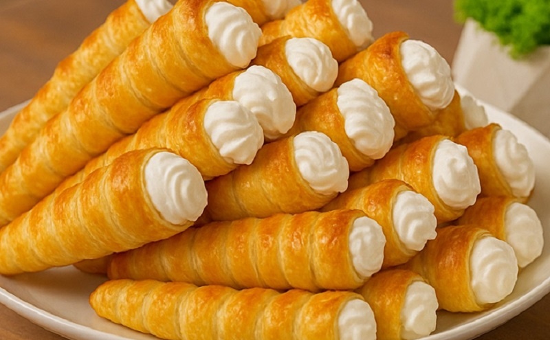 Хрустящие трубочки с воздушным кремом: секреты текстуры и идеального теста