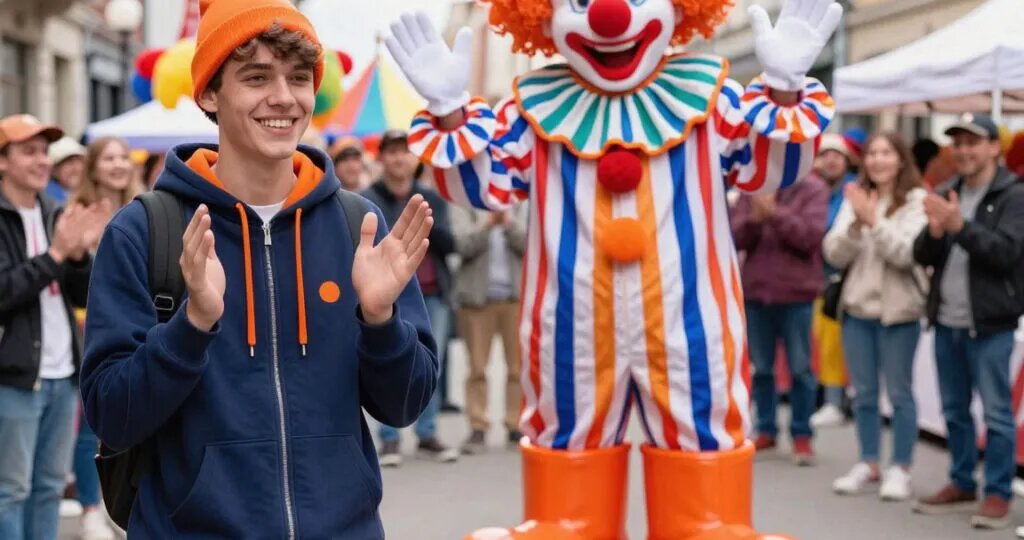 Смешные рассказы читать всей семьей «Оранжевый носок и клоун Борис»