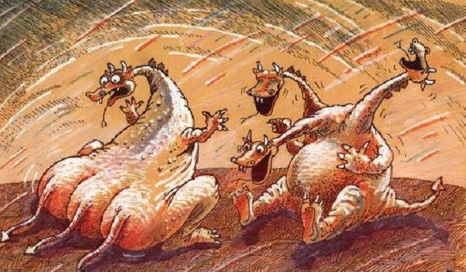 в публикации использованы карикатуры А. Меринова