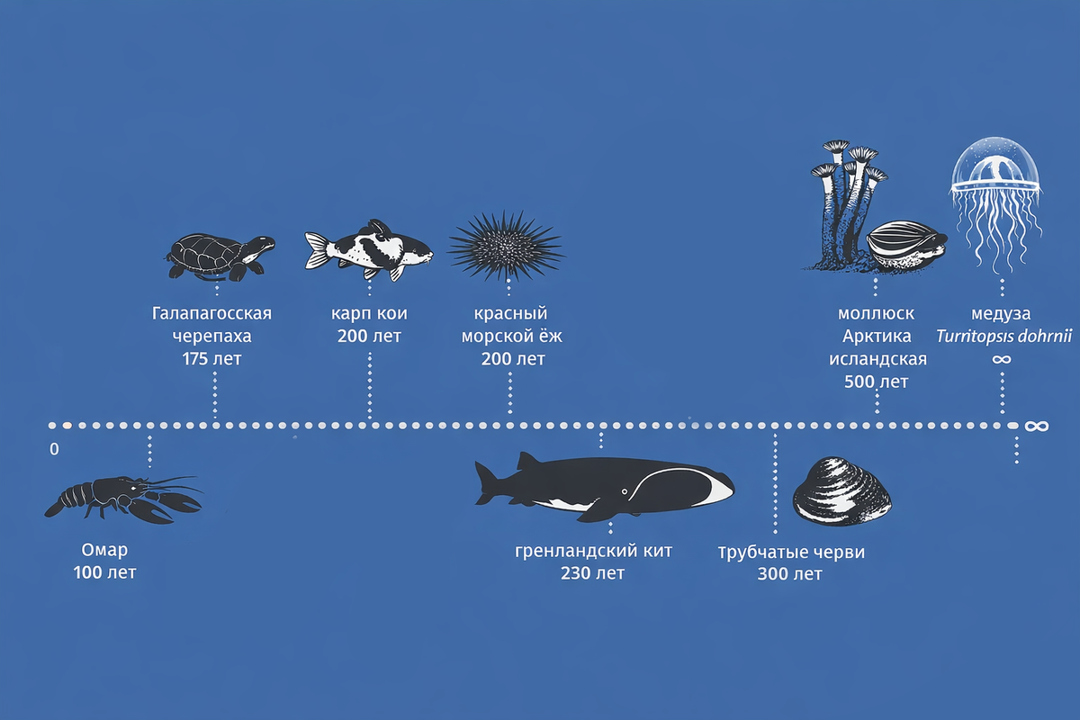     Они живут дольше цивилизаций: 10 животных-долгожителей из мира дикой природы