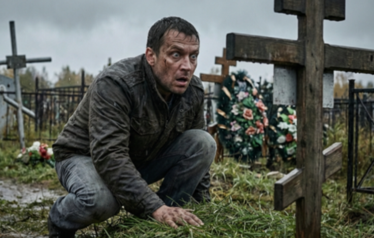 Пришел на могилу к отцу и услышал стук из под земли