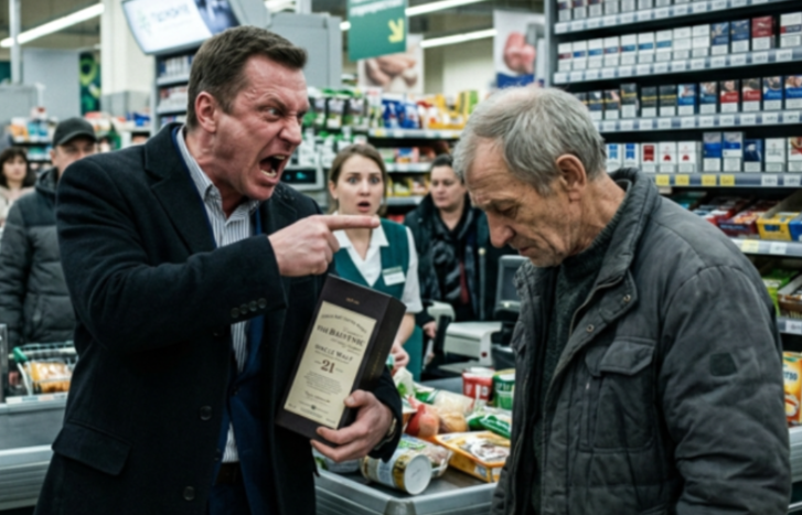 Мажор наорал на нищего старика, но скоро стоял перед ним на коленях