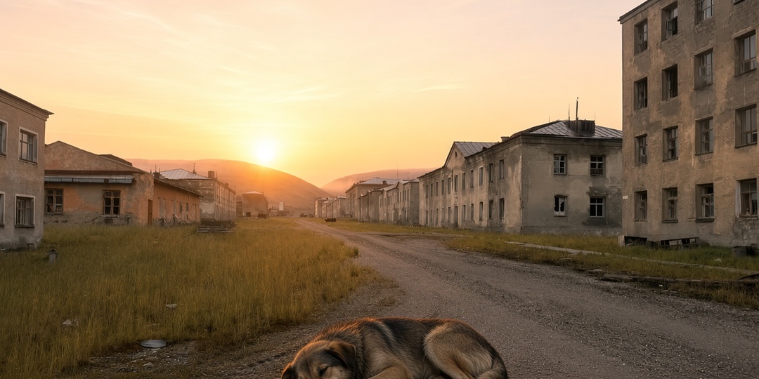 Брошенный городок Иультин