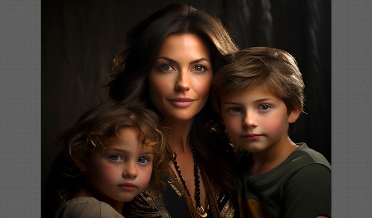 Галина Петровна воспитывала одна двоих детей