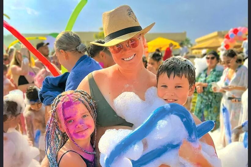 Осипова с детьми