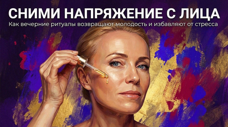 Расслабление лица: зачем снимать мышечное напряжение вечером