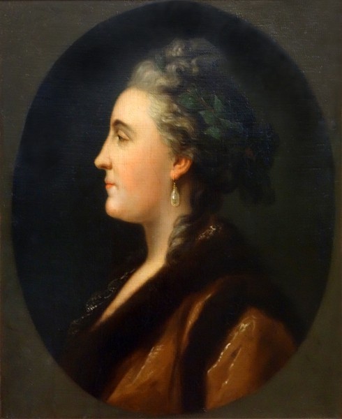 Вигилиус Эриксен (?). Портрет Екатерины II. 1760-е годы. Холст, масло. Русский музей.