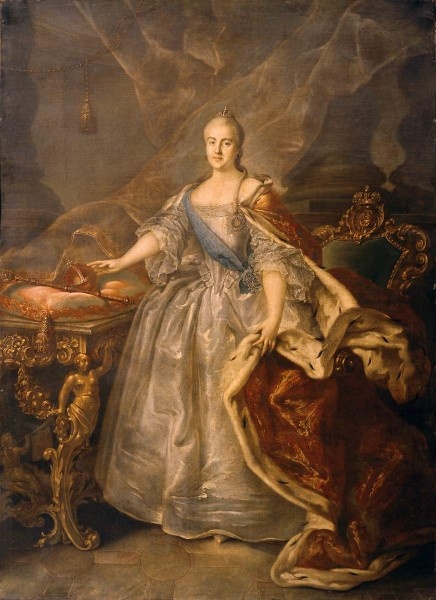 Иван Петрович Аргунов. Портрет Екатерины II. 1762 год. Холст, масло. Русский музей.