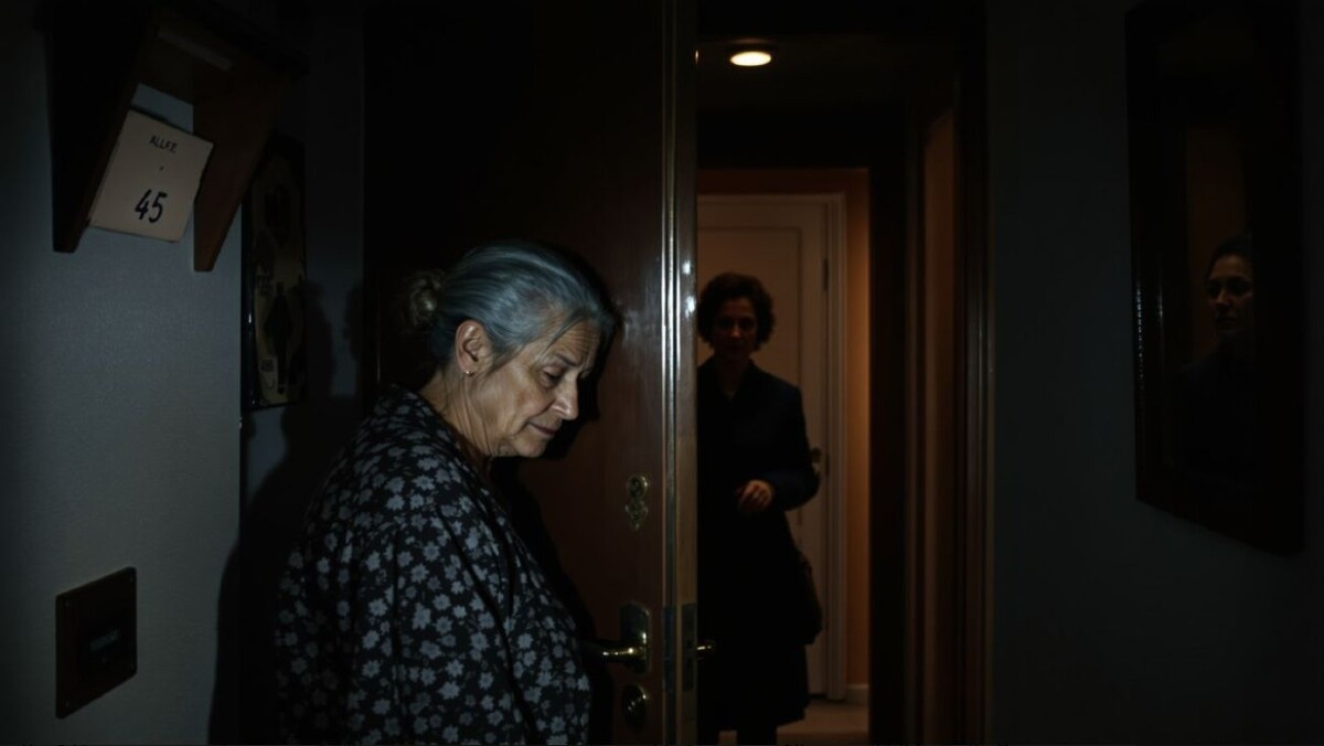 Она стучала каждый вечер. Ровно в девять. Сначала это раздражало, потом начало пугать.