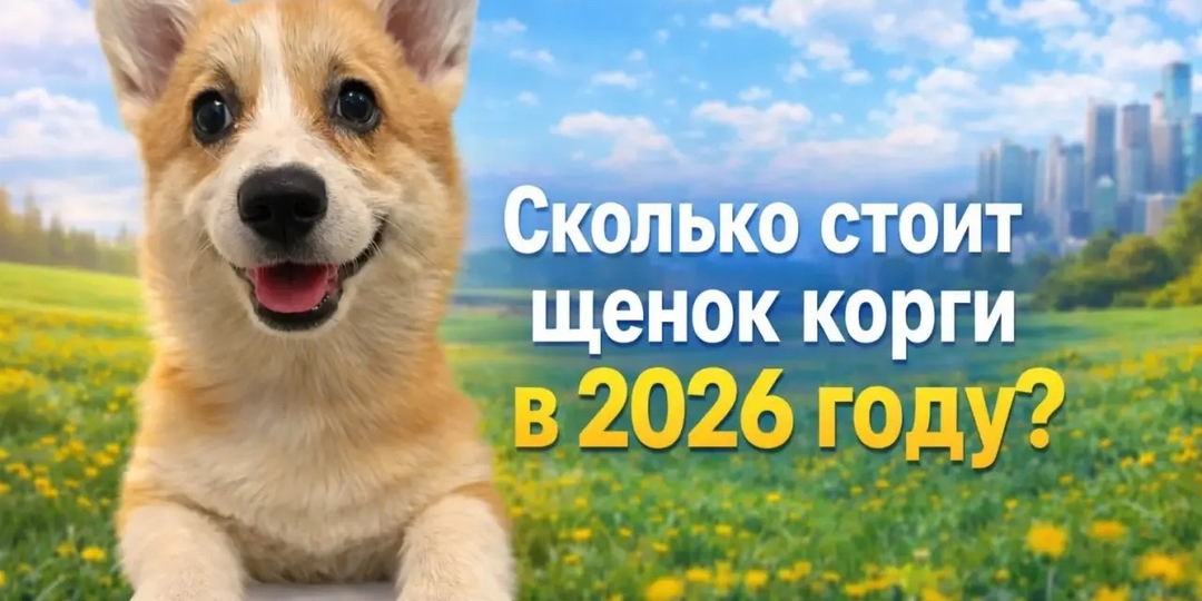 Сколько стоит щенок корги в 2026 году?