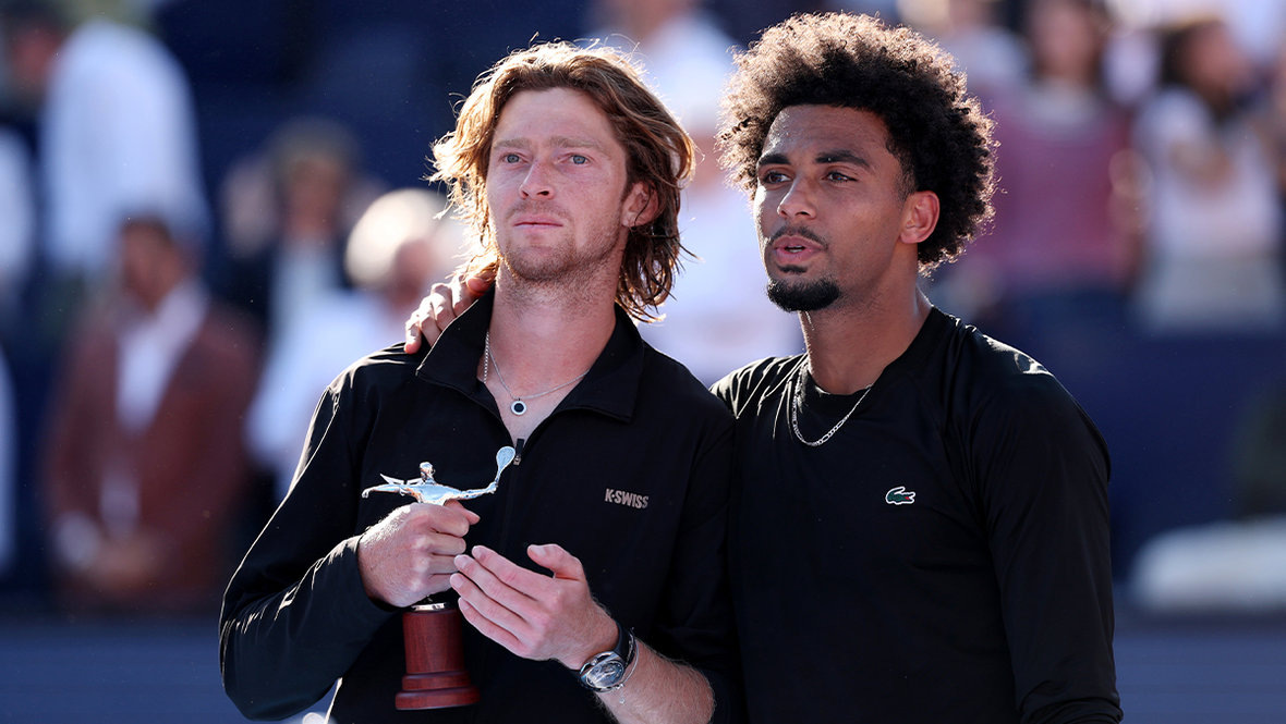    Андрей Рублев и Артюр Фис. Getty Images