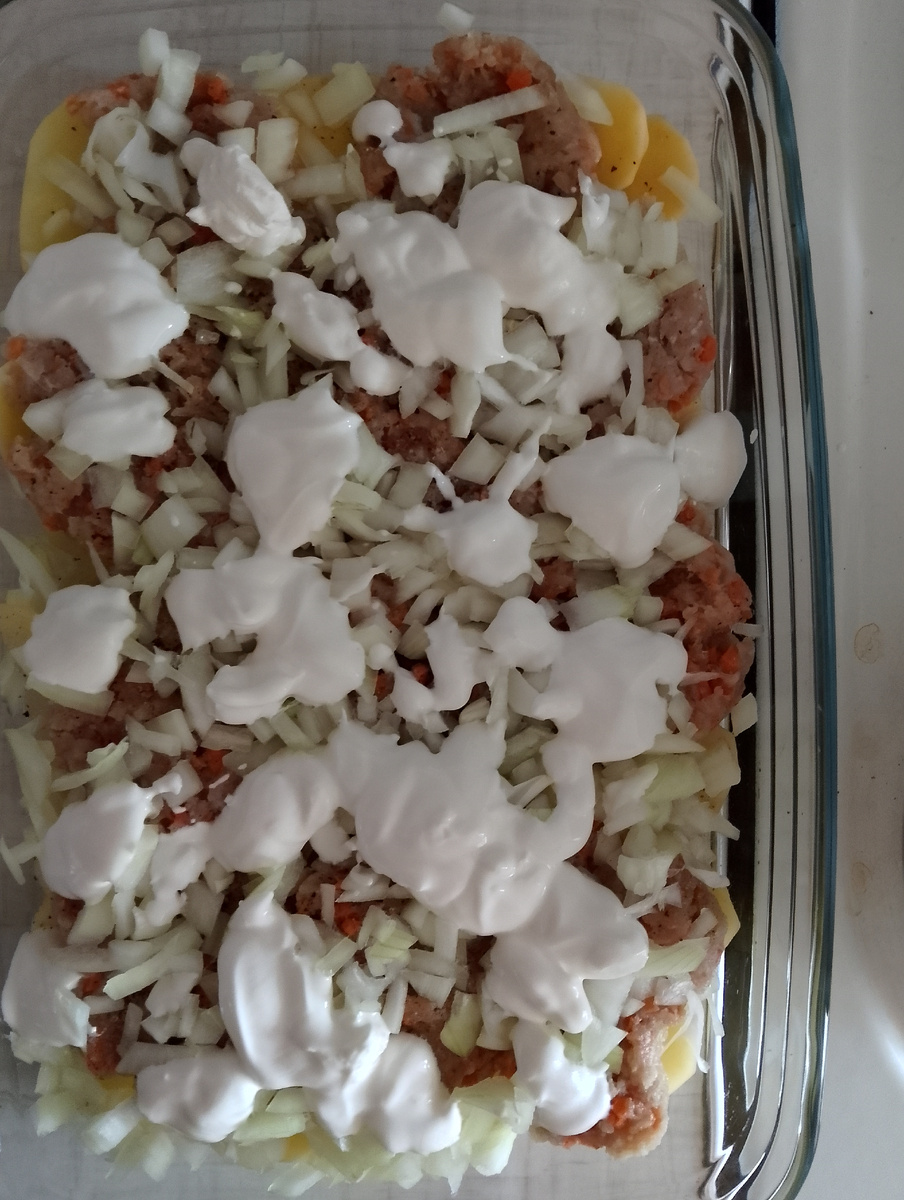 На обед несколько дней делала запеканку в духовке, фото до