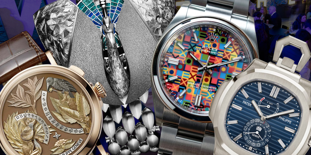 Самые яркие часовые новинки недели. Часы под крыльями павлина, карманные Patek Philippe и возвращение Rolex Yacht-Master II...