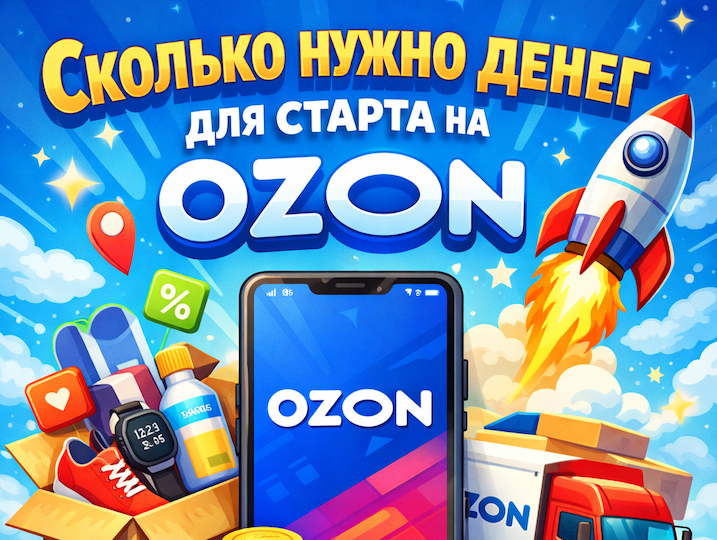 Сколько нужно денег для старта на Ozon