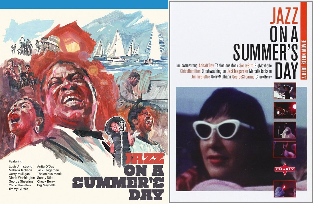 Обложки разных изданий фильма «Jazz on a Summer's Day»