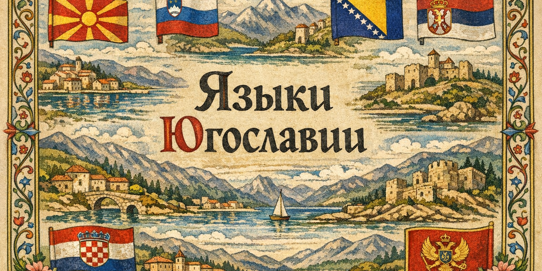 Языковая карта Югославии