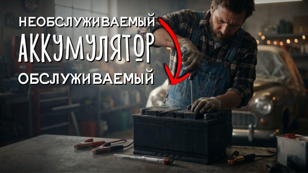 Необслуживаемый аккумулятор: разрушаем миф