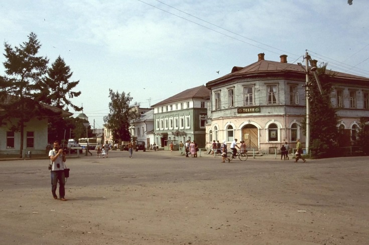 г.Торопец,1988г. Базарная площадь