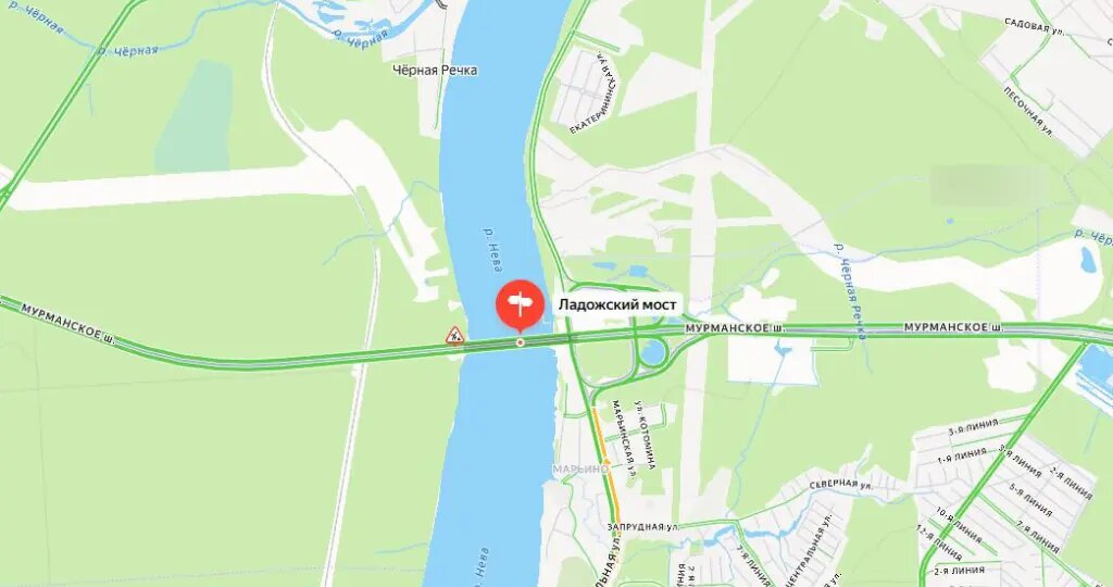 Ладожский мост в Ленобласти перестанут разводить до 4 мая