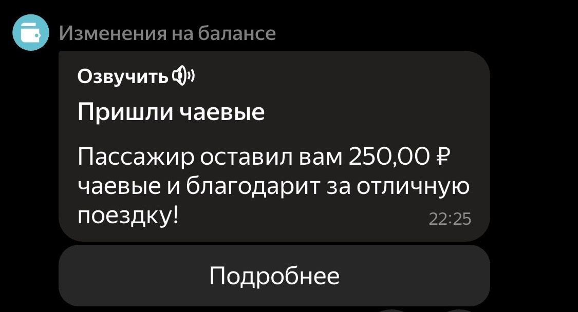 250р за "поблевать на обочине полминуты" - очень недурно
