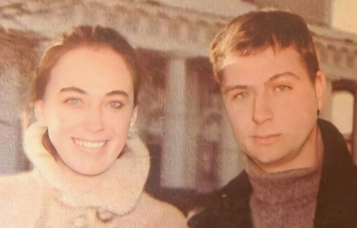 Лариса Гузеева с первым мужем.