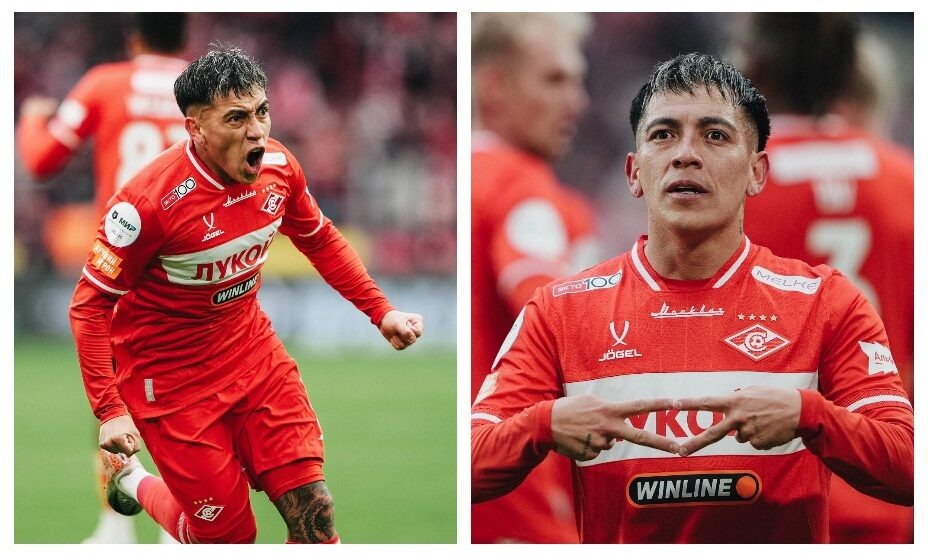    Барко открыл счет в матче против «Ахмата». Фото: соцсети «Спартака»