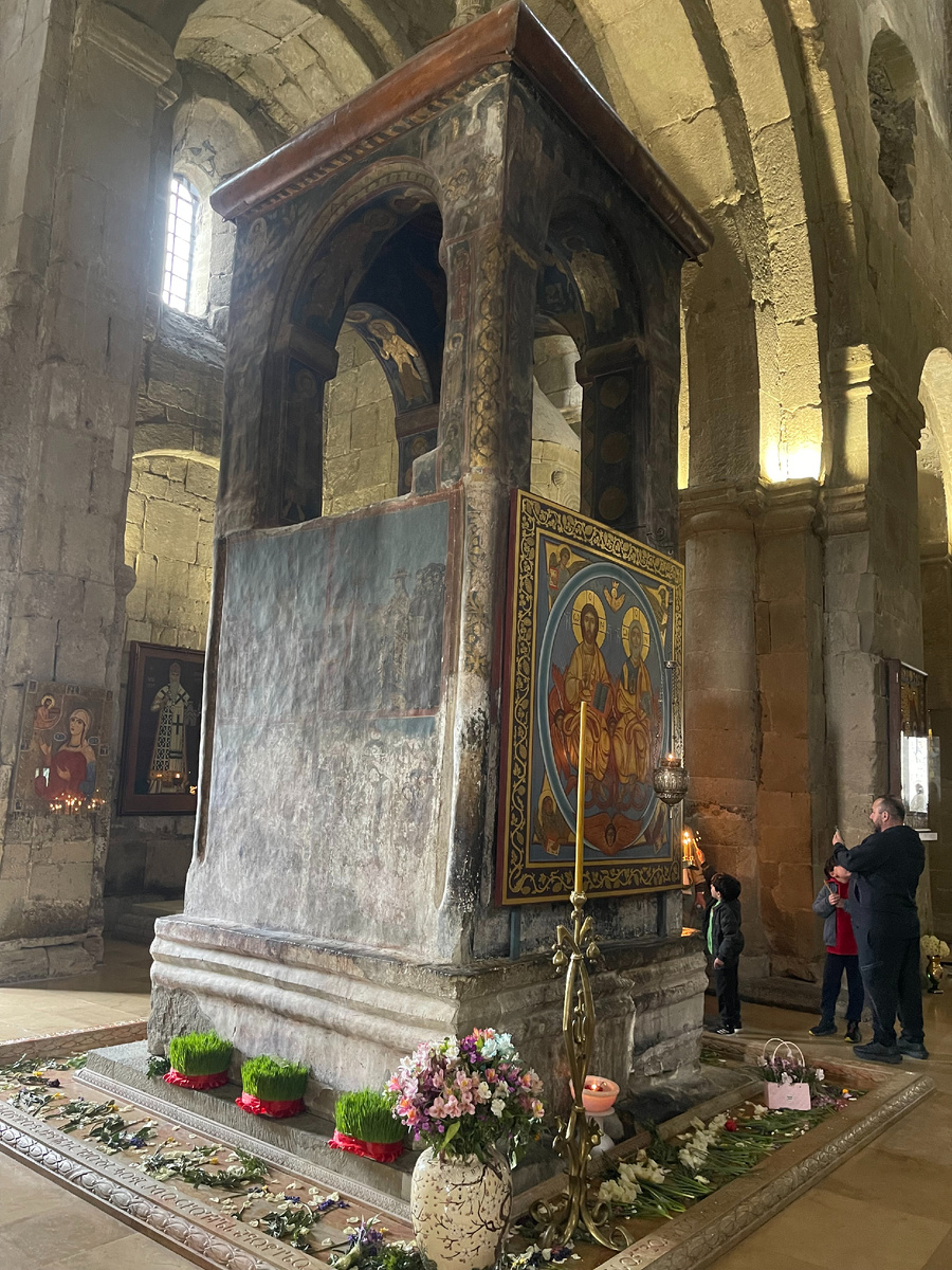 Здесь хранится плащаница