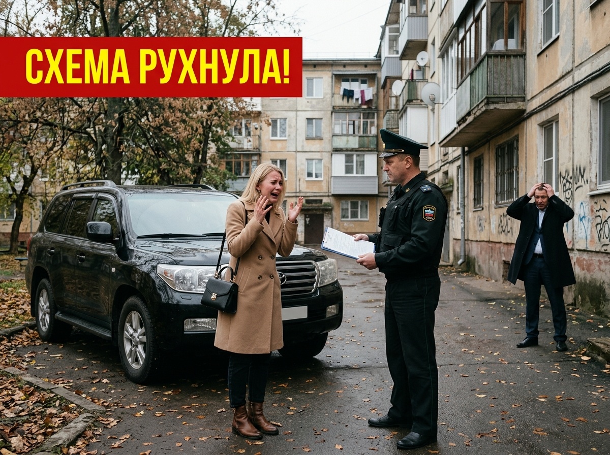 Гламурная супруга должника до последней секунды верила, что печать нотариуса на брачном контракте работает как шапка-невидимка для приставов