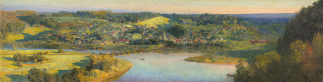 "Вид на Тарусу" 1910г.